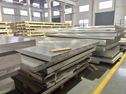 الصفيحة المعدلة للطيران 7075 T7351 الصفيحة الألومنيوم مقاومة الطقس